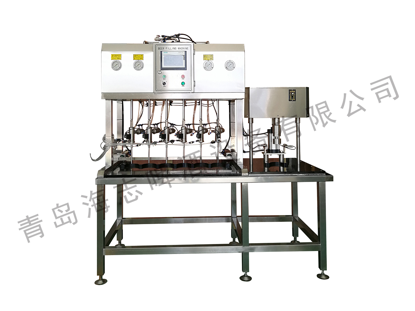 塑料瓶（壺）灌裝旋蓋一體機(jī)